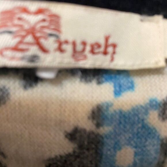 Aryeh Black Multi Knit sleeveless tunic dress, size large - Picture 5 of 5